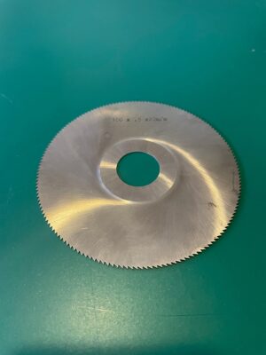 SLITTING SAW 100 x .5 x 22mm BORE- FINE TOOTH